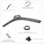 Import New design flat soft car windshield wiper blade with 15 adapters from China