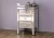 Import New design home mirrored furniture bevelled mirrored night stand bedside table from China
