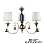 New design modern indoor lighting porcelain chandelier lighting with brass