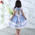 Import new design well dressed wolf remake baby girl dress yarn dyed check flower girl dresses from China