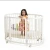Import New Design wood beds baby cribs baby cradle Circular bed round oval crib from China