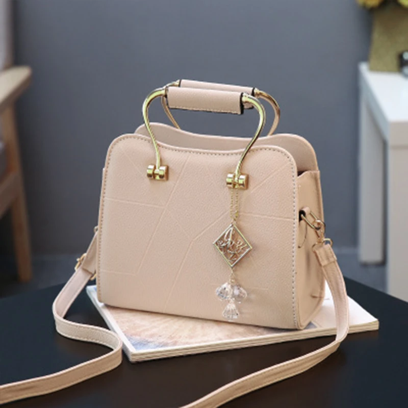 New designer handbag fashion pendants pu lady handbag with cross-body bag factory price