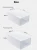 Import New Hot Sale Stackable Foldable Cheap Home Shoe Rack PP Rectangle Transparent Shoe Box Storage Box from China