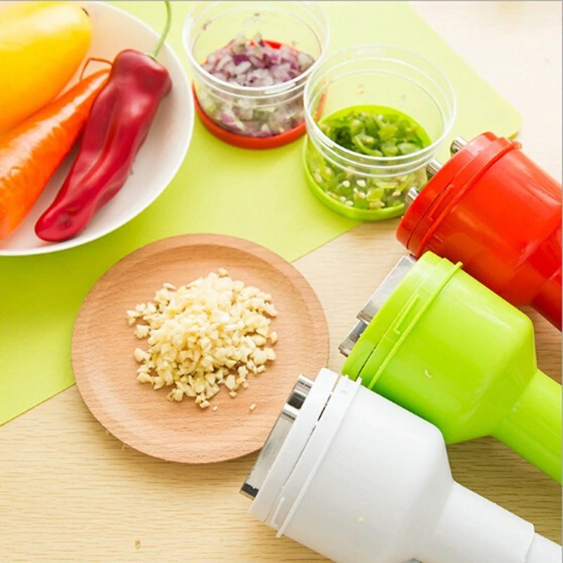 New Multifunctional Cooking Tools Kitchen Gadgets Pressing Vegetable Onion Garlic Chopper Cutter Slicer Peeler Dicer Shredders