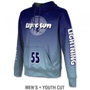 New OEM Service Fully Customized Sublimation Men Women Hoodie and Sweatshirt with Digital Design Name and Logo