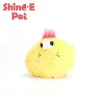 New pet products plush yellow small chicken dog toy