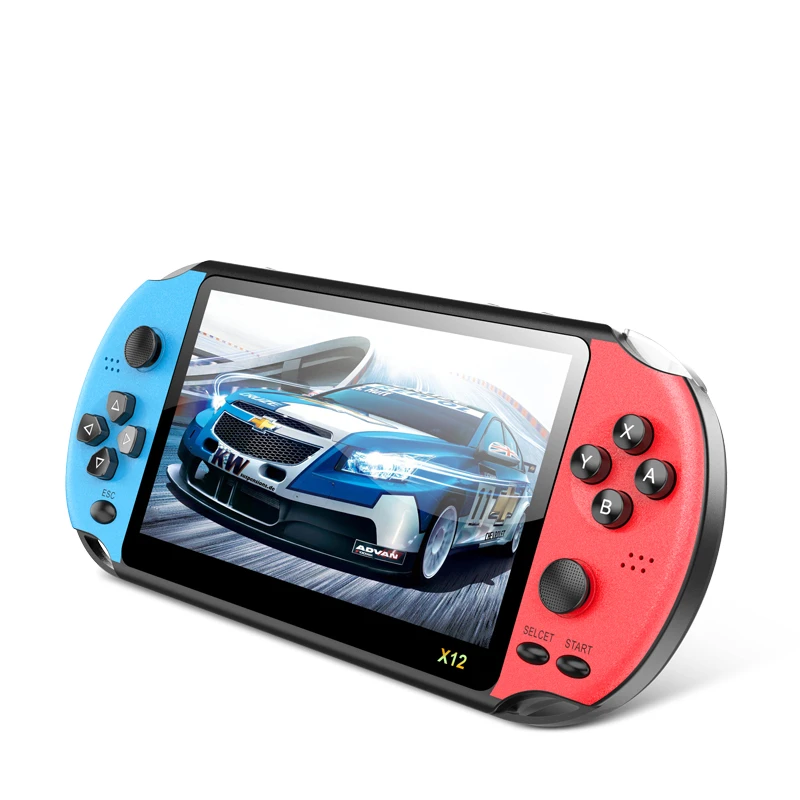 New portable X12 Handheld Game Player 5.1inch Screen 3000 Video Game Console Player Support GBA SFC Arcade Games