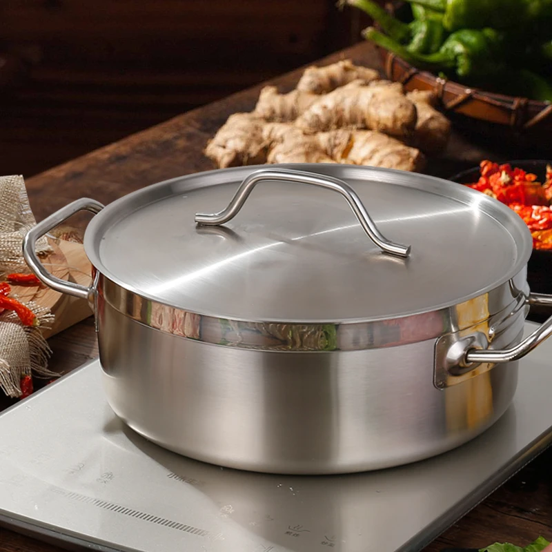 New style cooking stainless steel stock pot stainless steel soup single hot pot , hot-pot