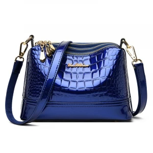 New Style Ladies Patent Leather One-shoulder Bag Fashion All-match Casual Casual Female Middle-aged Mother Soft Leath