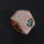 Import New Style Moissanite Stone Ring 4 carat Color Moissanite 925 Silver Rings Jewelry Women from China
