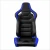 Import New Universal Blue PVC Leather Double Rails And Single Adjustor PVC Bucket Racing Seat from China