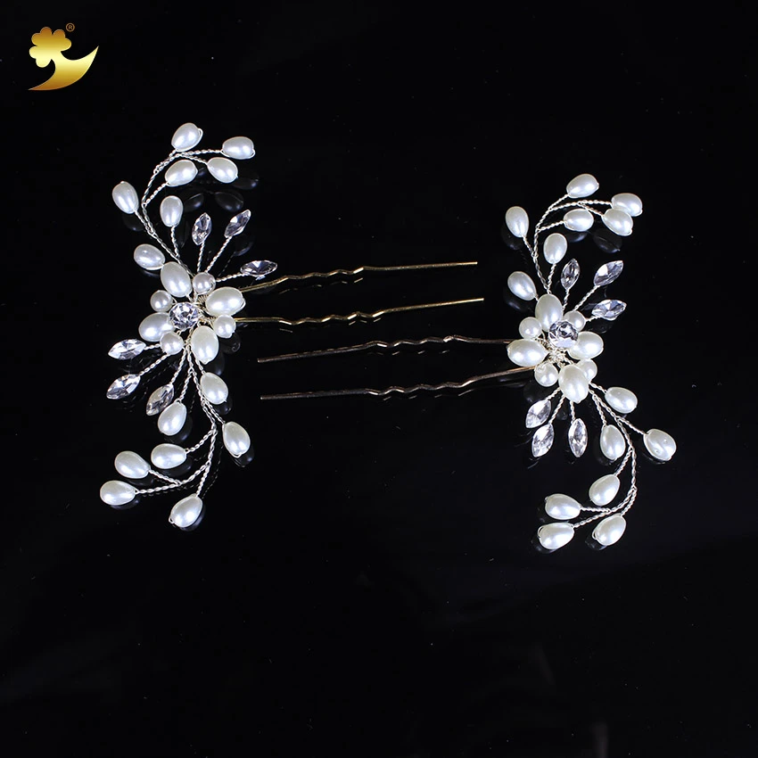 new wholesale wedding bridal toasts dress hair accessories pearl hair pins