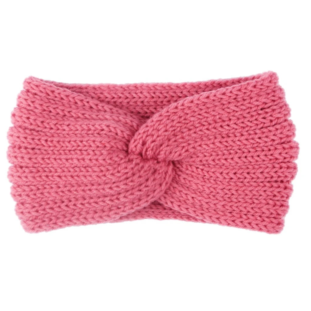 New Wide Dancing Party WinterHeadband  Wholesale Keep Warm Women Handmade Headband Knitting Wool Hairband