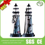 New wooden lighthouse craft,wooden lighthouse model,wooden lighthouse decoration