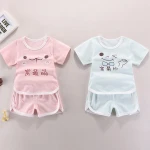 Newborn Baby Short Sleeve Clothing Sets T shirt+Shorts 2pcs Set Baby Designed Cute Baby Clothing Sets Clothes