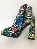 Newest ladies high heel boots fashion platform chunky heel ankle boots
