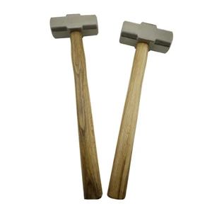 non magnetic stainless steel germany type sledge hammer with wooden handle