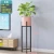 Import Nordic Simple Iron Flower Barrel Shelf Office Floor Plant Shelf Small Apartment Living Room Green Plant Pot Frame from China