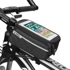 Nylon Handlebar Riding Frame Pannier Waterproof Bicycle Saddle Bag Travel Road Bike Frame Bag Waterproof