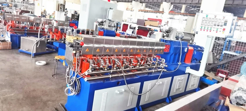 Nylon Modified Twin Screw Extruder KET75 /PP Plastic Production Line Sheet Extruder Making Machines Price For sale