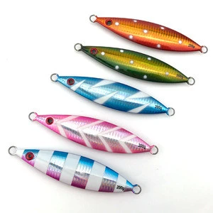 OBSESSION 12# Luminous Slow Pitch Jig Lures 60g 100g 150g 200g Flat Side Jigs Saltwater Fishing Lure Metal Jig Lure