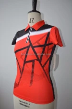 OEM & ODM New polyester sublimation printing badminton wear for Women