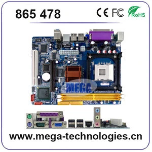 OEM computer motherboard 865 for DDR1 desktop and laptop motherboard factory