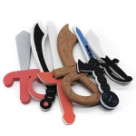 OEM factory cheap price kids cool eva sword toys nontoxic eva foam soft safety toy swords toy knife