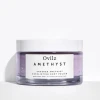 OEM Ovilz Exfoliating Firming Moisturizing Amethyst Crystal Kaolinite Remove Dead Skin Pink Salt Body Polish women scrub