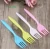 oem pp/ps/pla flatware cutlery sets ,flight plastic spoon fork and knife kit  ,disposable plastic cutlery packs