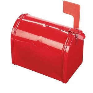 Oempromo waterproof Small Metal Tin Mailbox american mailbox