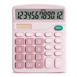Office Solar Energy 12 Digitis Electronic solar two power Custom Calculator Manufacturer Financial Calculator Printing