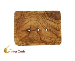 Olive wood Soap dishes, wooden soap dish