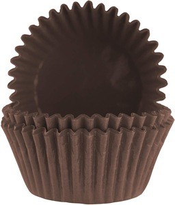 On Stock Brown Color Cake Cup Baking Molds Cups Cupcakes Disposable Custom Cake Tools For Decorating Greaseproof Cupcake Liners