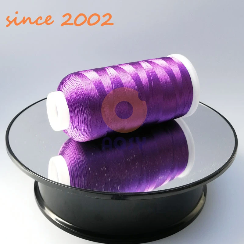 organic embroidery thread color changing rayon embroidery thread