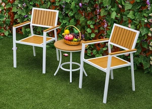Outdoor European Style Wood Plastic Durable Garden Furniture
