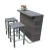 Import Outdoor furniture bar set counter modern cabinet from China
