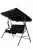 Import Outdoor Furniture Black Seat Chair Garden Hanging Swing Chair Baby Garden Chair from China