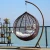 Import Outdoor Furniture Patio Swings Hanging Egg Swing cocoons Chair with Metal Stand Indoor Wicker Rattan Garden hanging chair from China