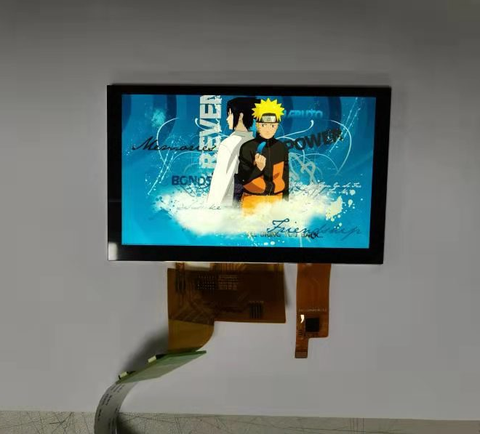 Outdoor High Brightness 5 inch TN 800*480 RGB 40PIN touch panel tft display module lcd screen