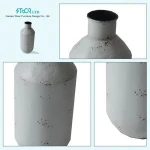 outdoor metal tall table centerpieces iron vase