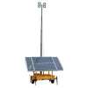Outdoor Use Environmental Economic Hydraulic Noiseless Night Scan LED Solar Mobile Light Tower