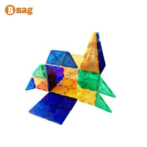 Over 10 years manufacturer experience squares &amp; triangles children magnetic toys