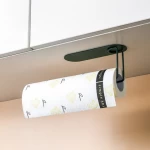 Paper Towel Holders Self-Adhesive Under Cabinet Paper Towels Rolls for Kitchen Paper Towel Rack