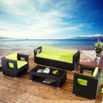 PE rattan garden sofa set  S324