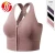 Import Personality Zipper Push Up Running Fitness Women Sport Bra 3 Colors from China