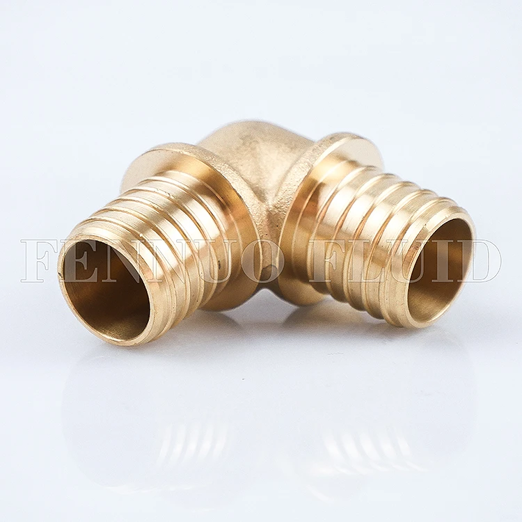 Pex Crimp Fitting Fittings And PEX Plumbing With Forged Brass Pex Male Tee  Crimp Fitting