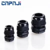 PG25 14-20mm Waterproof Connector Adapter Black plastic nylon cable gland with CE certification