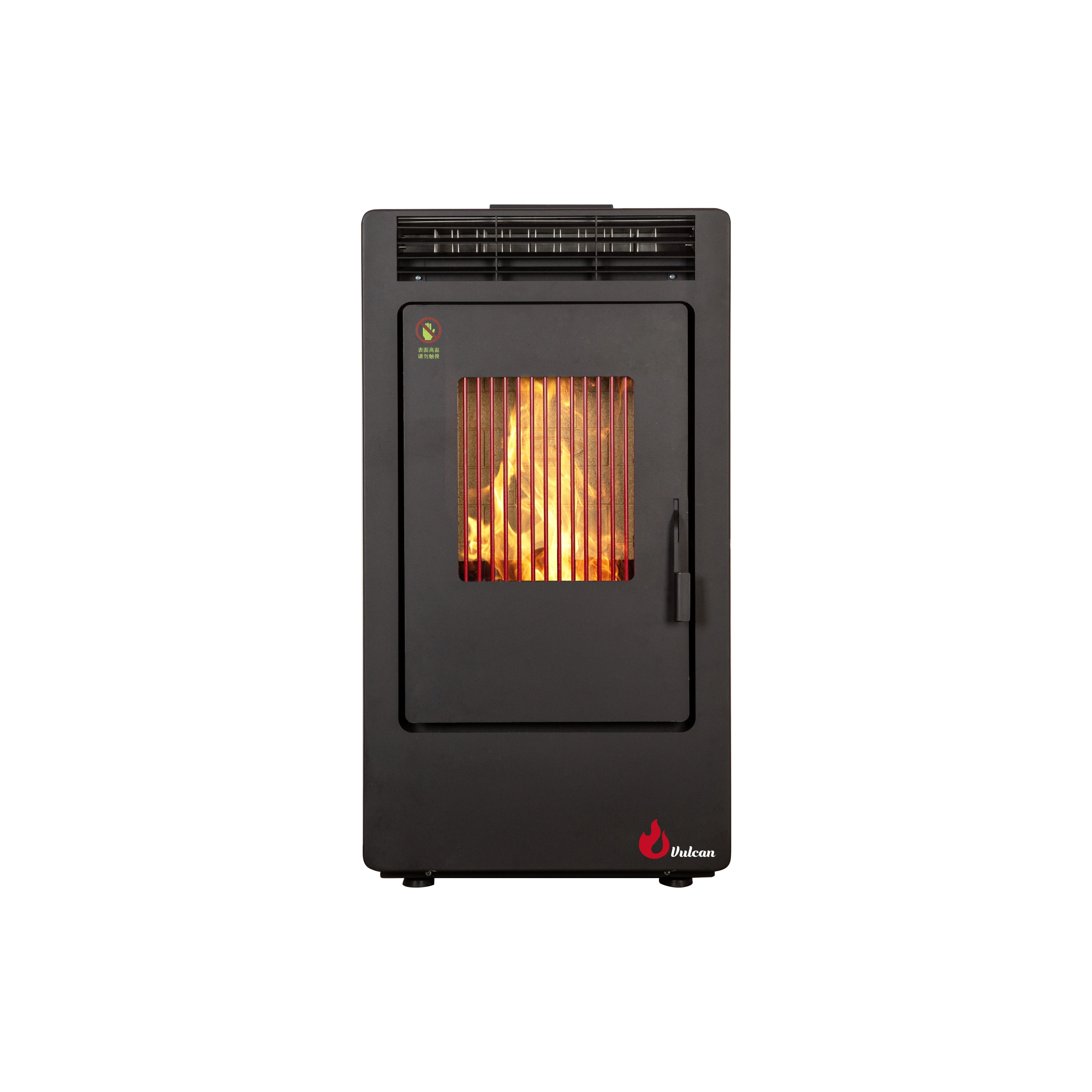 Phoenix New Design Hot Selling Cast Iron Indoor Small 10 kw  Red Pellet Stove for Heating A08