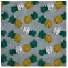 Pineapple Pattern Four Color Viscose Rayon Make to Order Fresh  Fabric